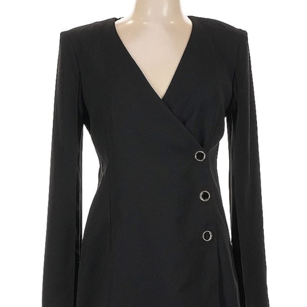 Mango - Blazer Dress - Black - Size US 8 (L)